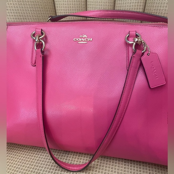 Coach Christie Pink Satchel - EUC - Picture 4 of 11